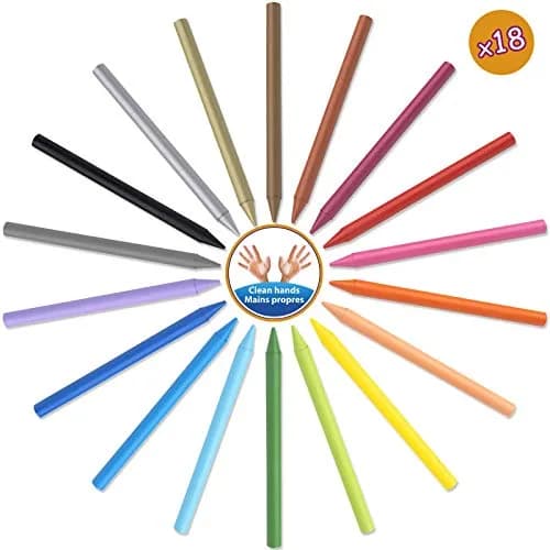 BIC Kids Plastidecor Colouring Crayons - Assorted Colours | No-Mess, Durable, 18 Crayons for Kids thumbnail 4