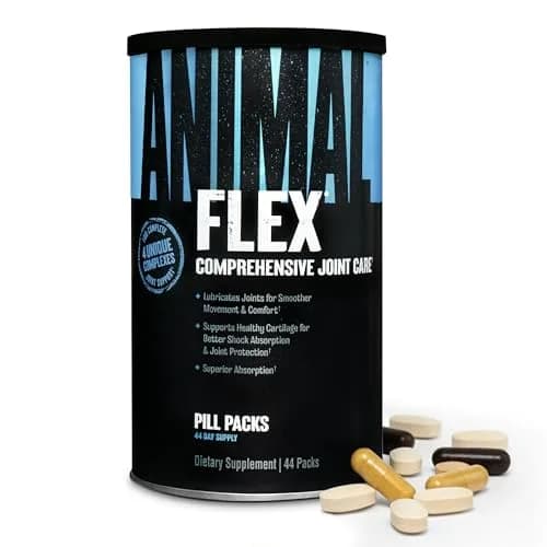 Animal Flex Joint Supplement with Glucosamine, Chondroitin, MSM, Turmeric & Ginger | 44 Pill Packs (1.5 lb / 680 g) thumbnail 1