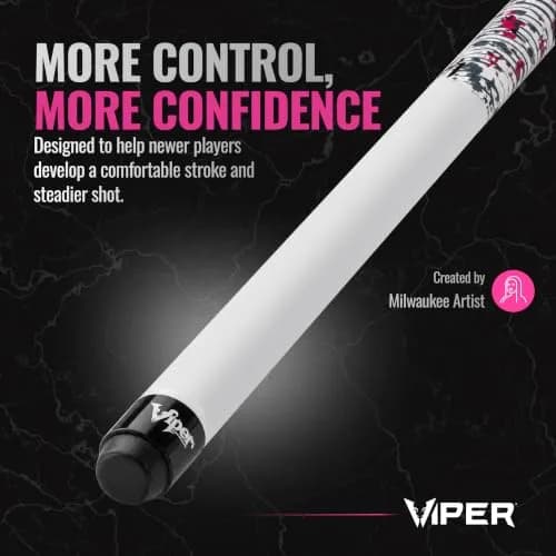 Viper by GLD Products Junior 48" Pool Cue, Pink Bones, 16 Oz | 2-Piece Maple Hardwood thumbnail 5