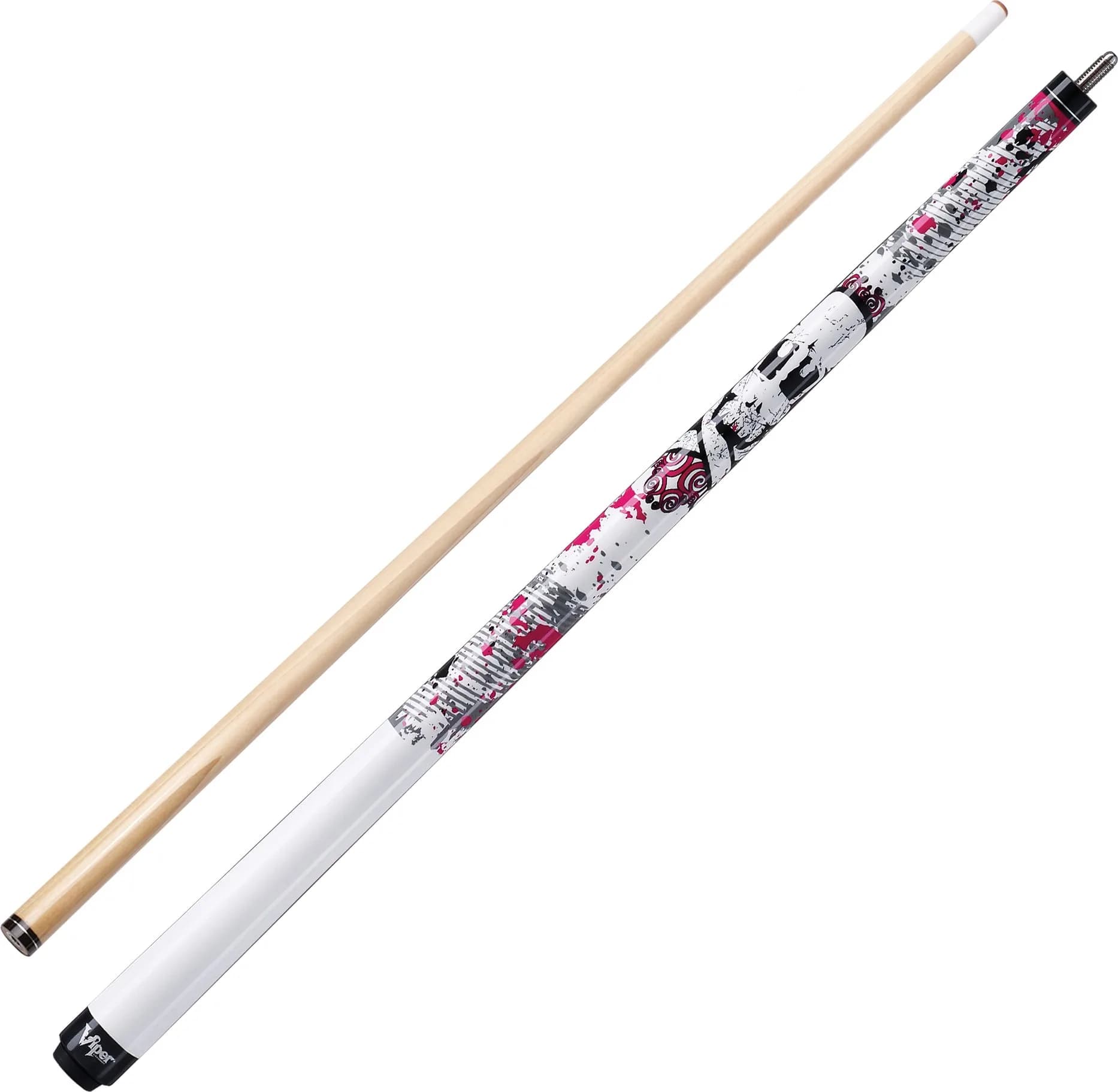 Viper by GLD Products Junior 48" Pool Cue, Pink Bones, 16 Oz | 2-Piece Maple Hardwood - view 4