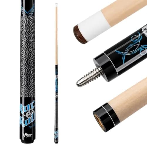 Viper by GLD Products Junior 48" Pool Cue, Rock & Roll, 16 Oz | Shorter cue for tight spaces thumbnail 1
