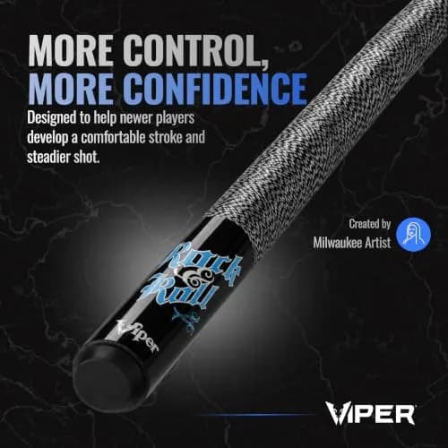 Viper by GLD Products Junior 48" Pool Cue, Rock & Roll, 16 Oz | Shorter cue for tight spaces thumbnail 4