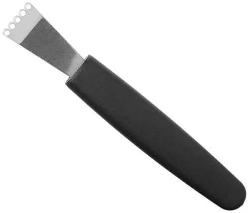 Mercer Culinary Citrus Zester - bulk packed,Black | Professional stainless steel tool for zesting & garnishing thumbnail 1