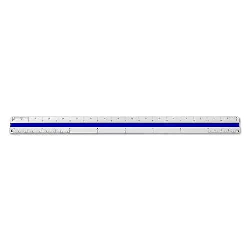 Alumicolor Aluminum Architect Drafting Scale 30cm (12IN) | Color-Coded Calibrations thumbnail 4