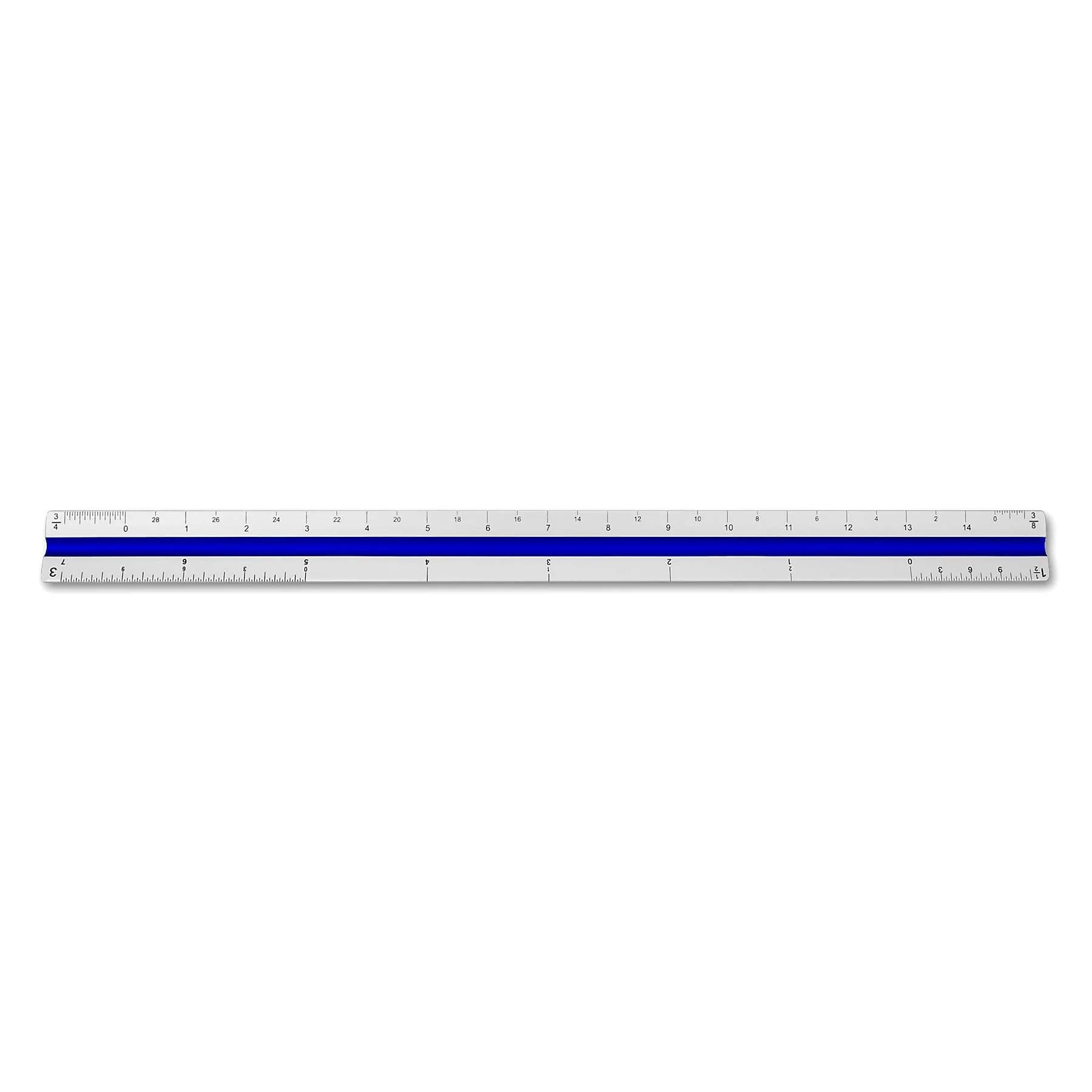 Alumicolor Aluminum Architect Drafting Scale 30cm (12IN) | Color-Coded Calibrations - view 4