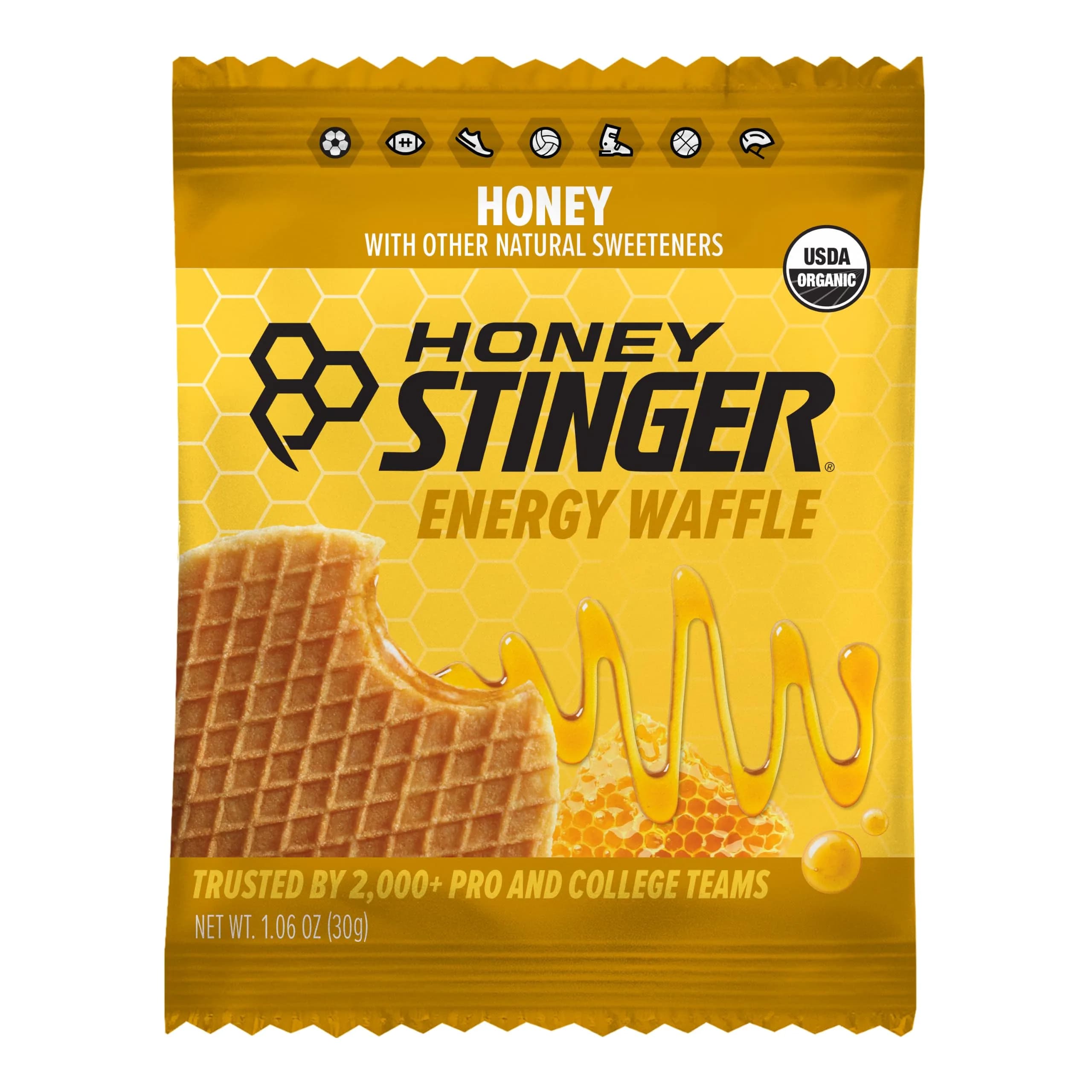 Honey Stinger Organic Honey Waffle Energy Stroopwafel, 16 Count | USDA Organic Energy Boost for Athletes - view 4