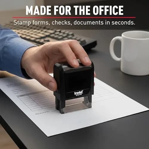 Trodat Printy 4911 Self-Inking DIY Stamp Kit Black 19mm (3/4") x 47mm (1-7/8") | Customizable Message Stamp thumbnail 8