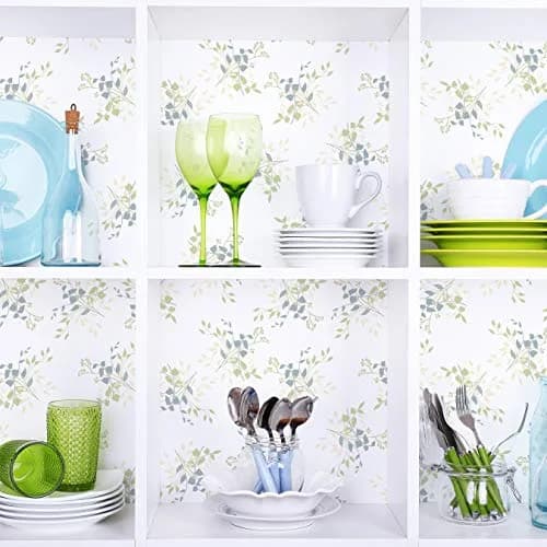 Con-Tact Creative Covering Self-Adhesive Shelf Liner 18" x 9' Aspen Aloe | Protects Surfaces, Easy Application thumbnail 4