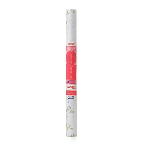 Con-Tact Creative Covering Self-Adhesive Shelf Liner 18" x 9' Aspen Aloe | Protects Surfaces, Easy Application thumbnail 1