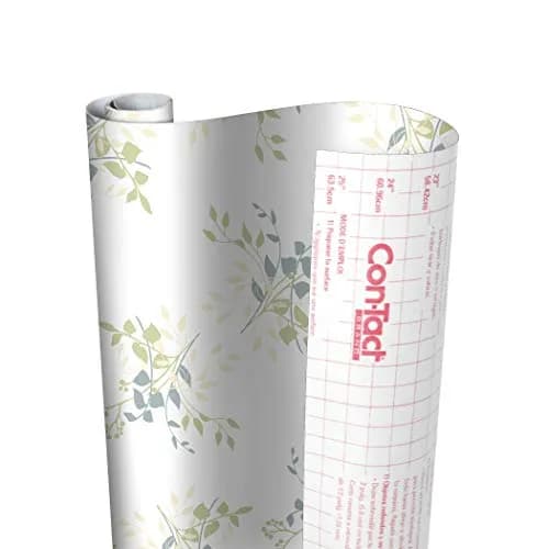 Con-Tact Creative Covering Self-Adhesive Shelf Liner 18" x 9' Aspen Aloe | Protects Surfaces, Easy Application thumbnail 3