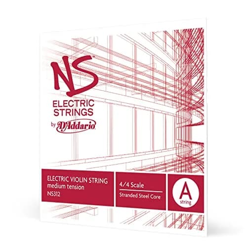D'Addario NS Electric Violin Single A String, 4/4 Scale, Medium Tension | Warm, Responsive Tone for Electric & Acoustic Violinists thumbnail 1