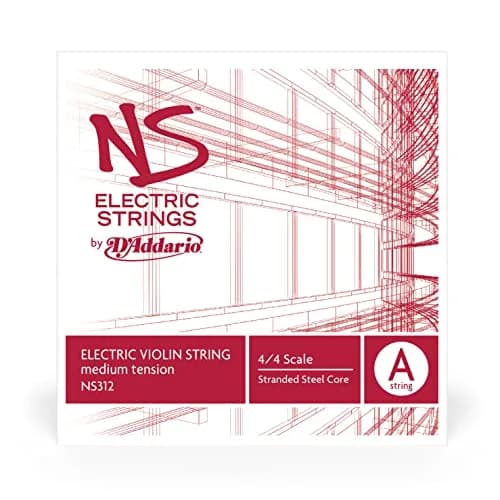 D'Addario NS Electric Violin Single A String, 4/4 Scale, Medium Tension | Warm, Responsive Tone for Electric & Acoustic Violinists thumbnail 2