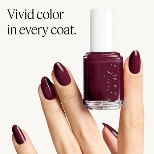 essie Bahama Mama Deep Plum Nail Polish 13.6ml (0.46 fl oz) | Salon-Quality Vegan Formula thumbnail 4