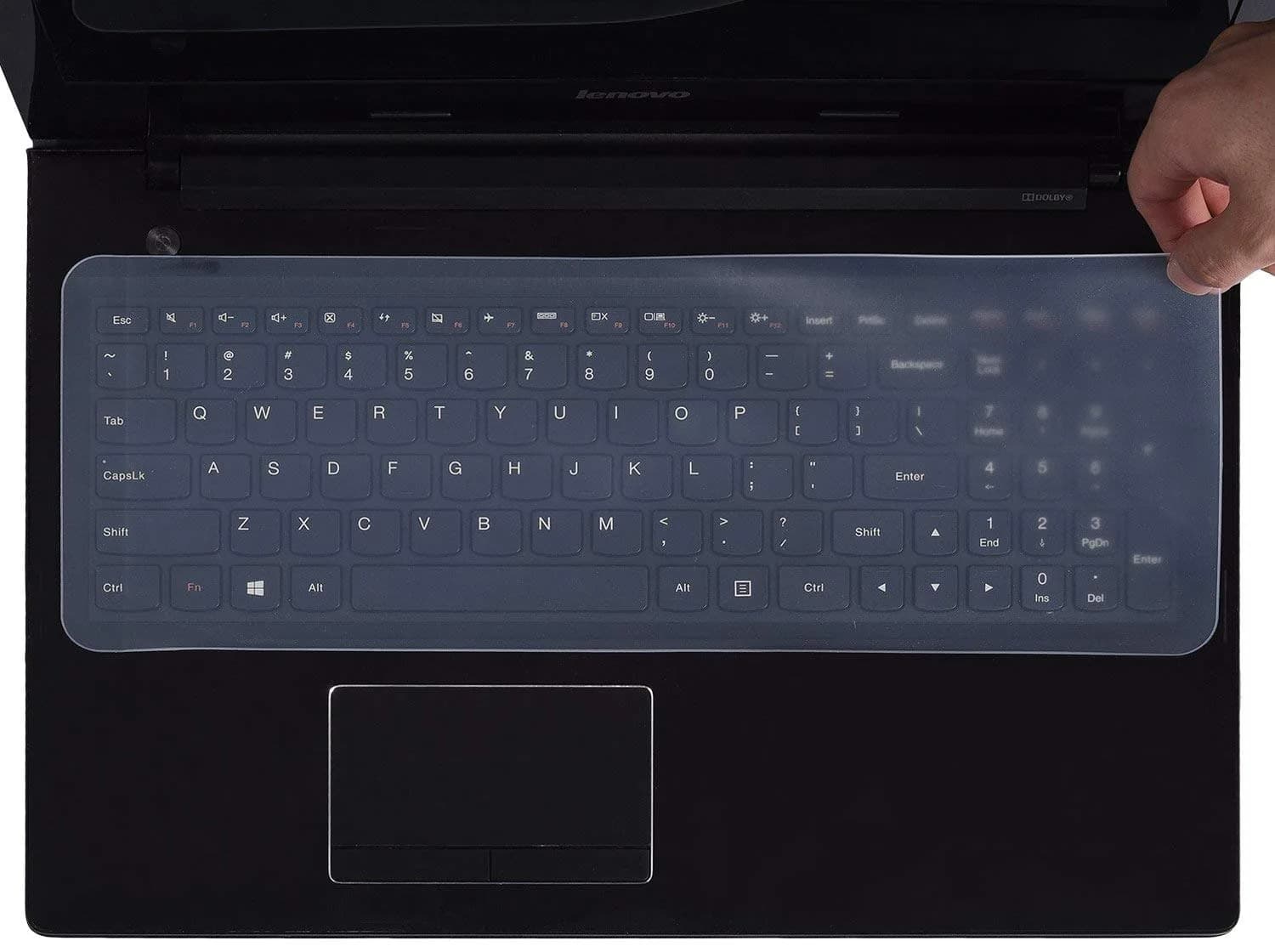 Goliton Universal Silicone Keyboard Protector Skin for Laptop 15.6-17.3 inch | Waterproof & Washable