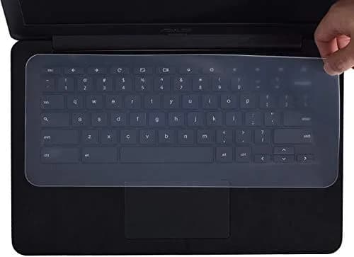 Goliton Universal Silicone Keyboard Protector Skin for Laptop 15.6-17.3 inch | Waterproof & Washable thumbnail 2