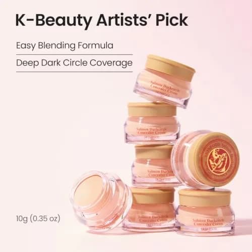 SKINFOOD Salmon PDRN Dark Circle Concealer Cream - 0.35 Oz | Full Coverage for Dark Spots & Wrinkles thumbnail 3