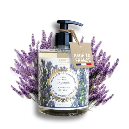Panier des Sens Lavender Liquid Hand Soap 500ml (16.9 fl oz) | French Savon de Marseille Tradition thumbnail 1