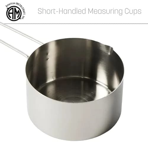 American Metalcraft Stainless Steel Measuring Cup 1.25 Cup | Sturdy Wire Handle, Dishwasher Safe thumbnail 5