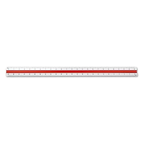 Alumicolor Aluminum Engineer Color-Coded Drafting Scale 12in (30.48cm) | Precision Engineering Tool thumbnail 3