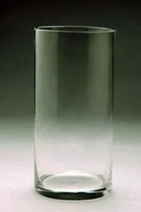 WGVI Clear Cylinder Glass Vases, 7.62 cm (3") W x 25.4 cm (10") H, Pack of 12 | Authentic USA Import for Centerpieces