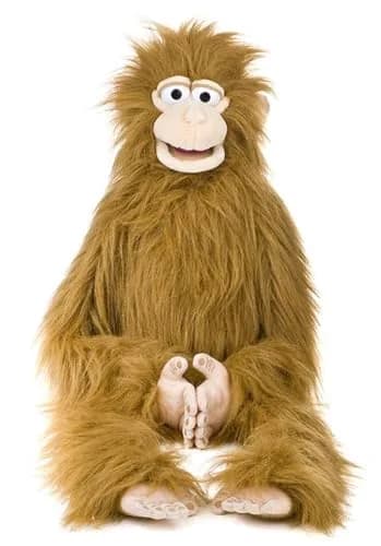 Silly Puppets 38" Wrap Around Monkey Puppet | Ventriloquist Style with Movable Mouth thumbnail 1