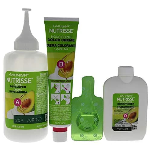 Garnier Nutrisse Nourishing Hair Color Creme, 434 Deep Chestnut Brown | Long-Lasting, Nourishing Formula with Avocado & Shea Oils thumbnail 2