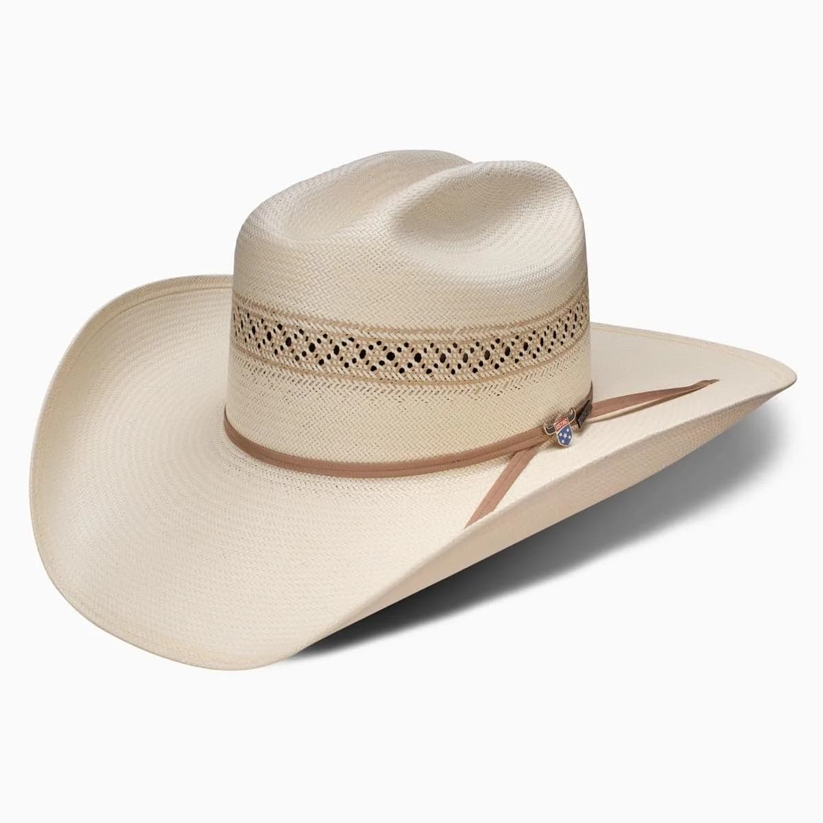 RESISTOL Wildfire 30 Profile Cowboy Hat 7 3/8 Natural | 4 1/8" Crown & 4 1/4" Brim, Handmade in USA