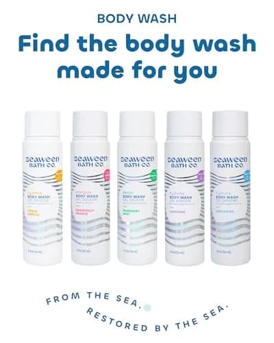 The Seaweed Bath Co. Hydrate Body Wash Unscented 12 oz | Nourishing Seaweed & Algae thumbnail 7