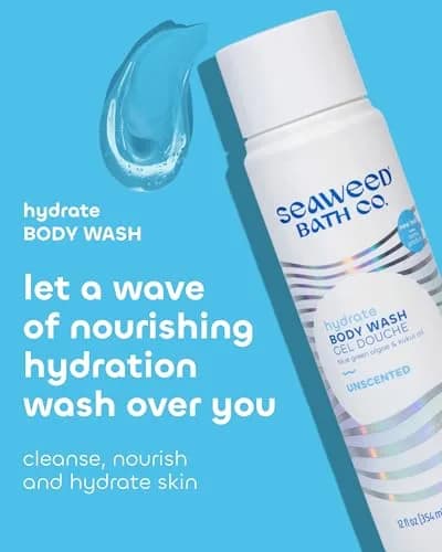 The Seaweed Bath Co. Hydrate Body Wash Unscented 12 oz | Nourishing Seaweed & Algae thumbnail 2