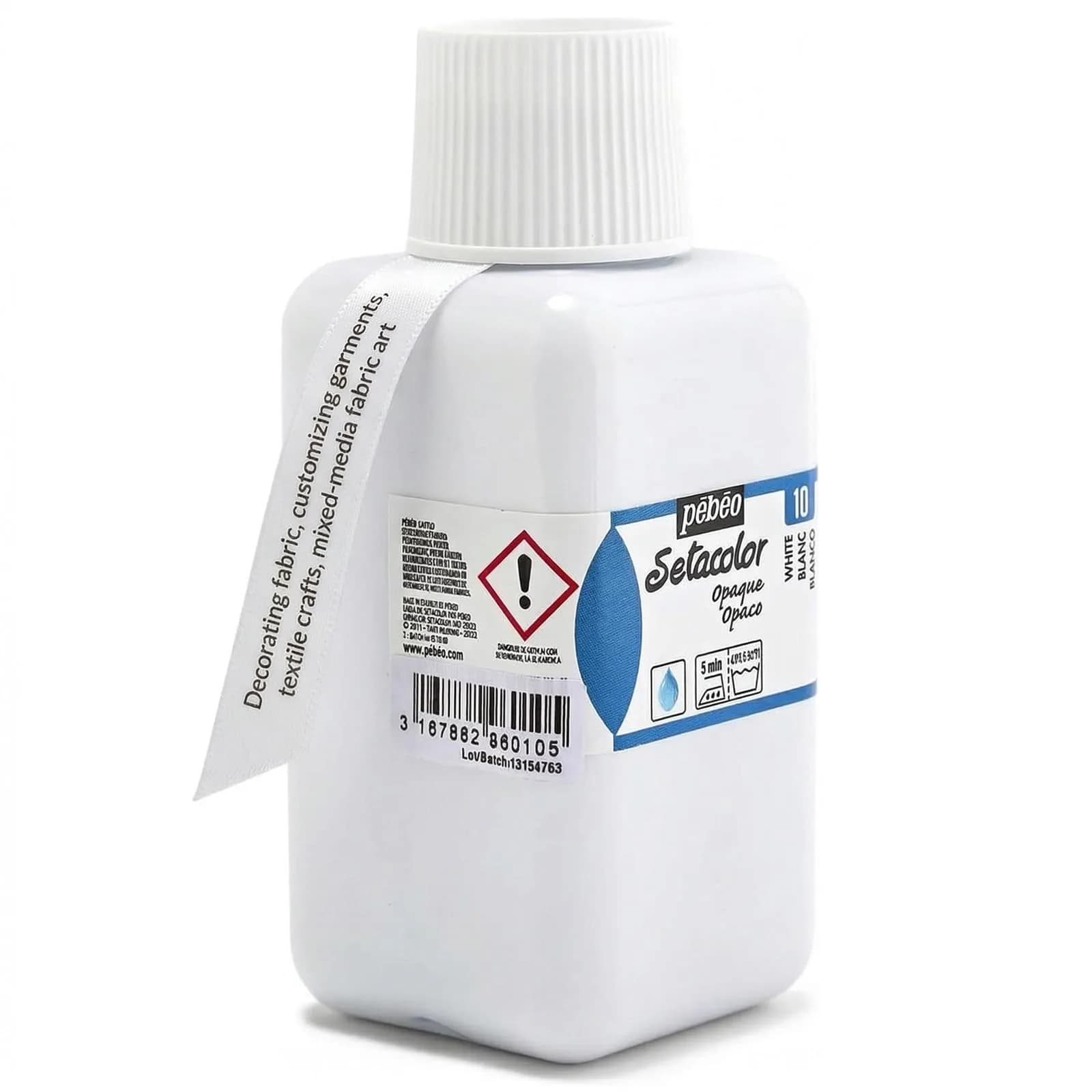 PEBEO Setacolor Opaque Fabric Paint 250ml | Bright & Iridescent Colors for Fabrics - main product image