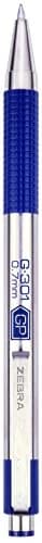 Zebra Pen STEEL G-301 Retractable Gel Pen, Blue Ink, 0.7mm, 2-Pack | Smooth Writing for Students & Professionals thumbnail 2