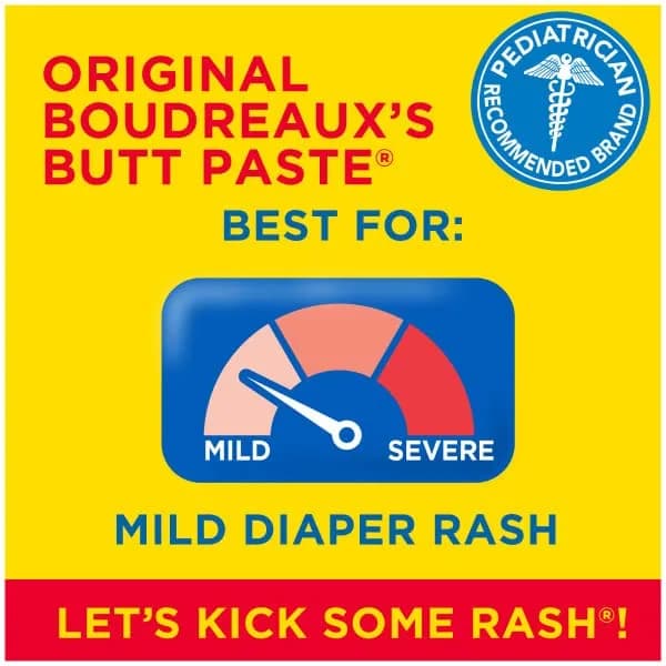 Boudreaux's Butt Paste Original Diaper Rash Ointment 12 oz (2 oz Tubes, Pack of 6) | Pharmacist-Developed Skin Protectant - view 4