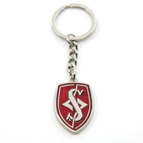 Rotary13B1 Silvia Logo Keychain - Red | Double Sided Logo, 25mm x 35mm, Unisex thumbnail 2