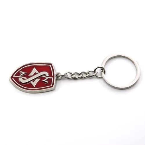 Rotary13B1 Silvia Logo Keychain - Red | Double Sided Logo, 25mm x 35mm, Unisex thumbnail 3