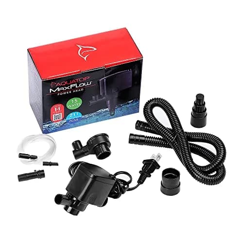 Aquatop MaxFlow 343 GPH Submersible Aquarium Power Head | Quiet, Efficient Fish Tank Water Pump PH-16 thumbnail 2