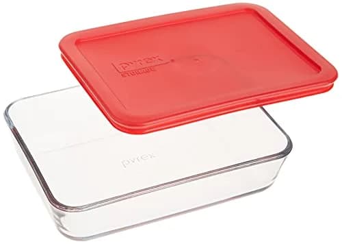 Pyrex 3-Cup Rectangular Glass Food Storage Container with Lid, 712ml (24 Fl Oz) | Airtight & Leak-Resistant for Indian Kitchens thumbnail 4