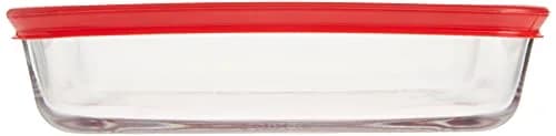 Pyrex 3-Cup Rectangular Glass Food Storage Container with Lid, 712ml (24 Fl Oz) | Airtight & Leak-Resistant for Indian Kitchens thumbnail 5