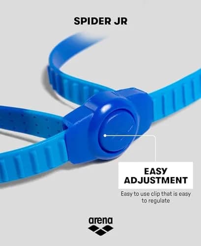 ARENA Unisex Youth Spider Junior Swim Goggles Ages 6-12 | Anti-Fog, No-Leak, Easy Adjust Strap thumbnail 6