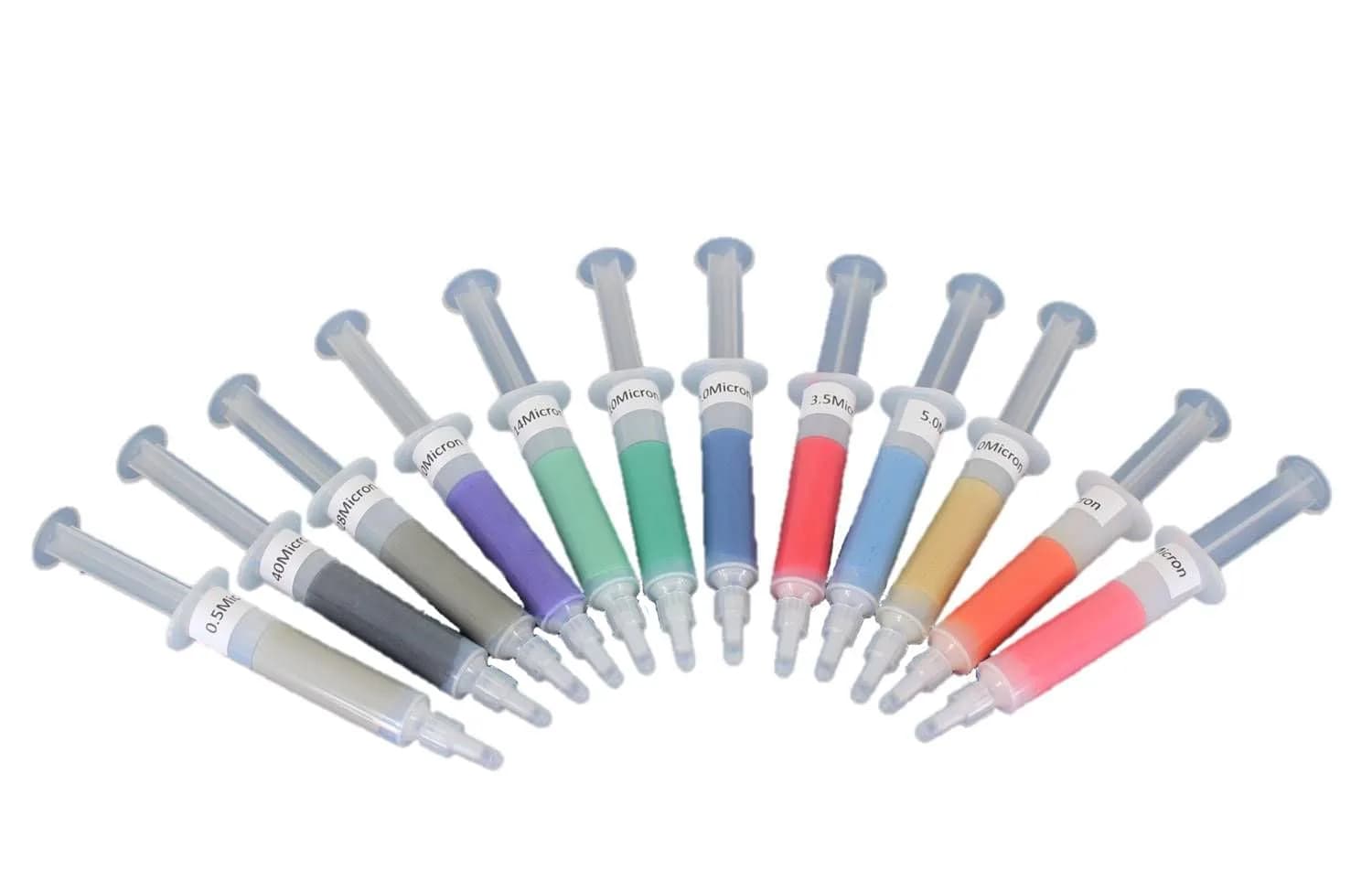TEMO Diamond Lapping Paste Set 0.5-40 Micron | Jewelry, Metal, Glass Polish with US Import Quality