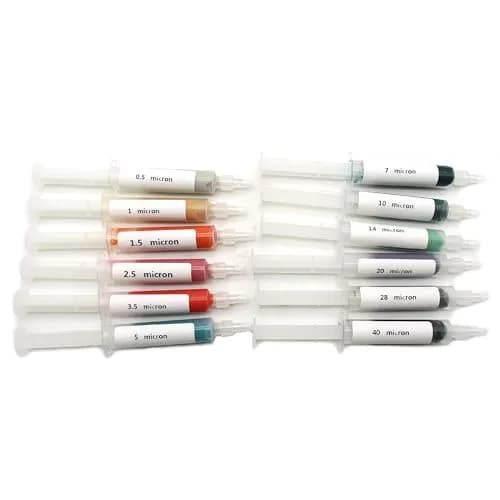 TEMO Diamond Lapping Paste Set 0.5-40 Micron | Jewelry, Metal, Glass Polish with US Import Quality thumbnail 2