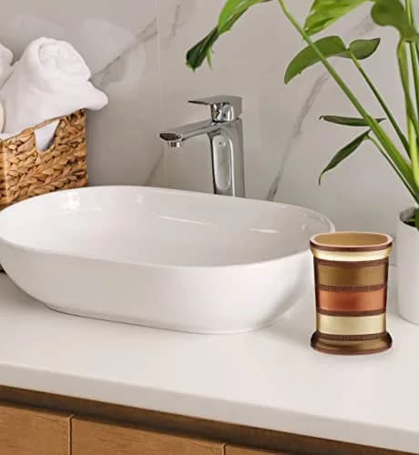 Popular Bath Contempo Spice Tumbler Resin | Modern Classic Bathroom Accessory thumbnail 4