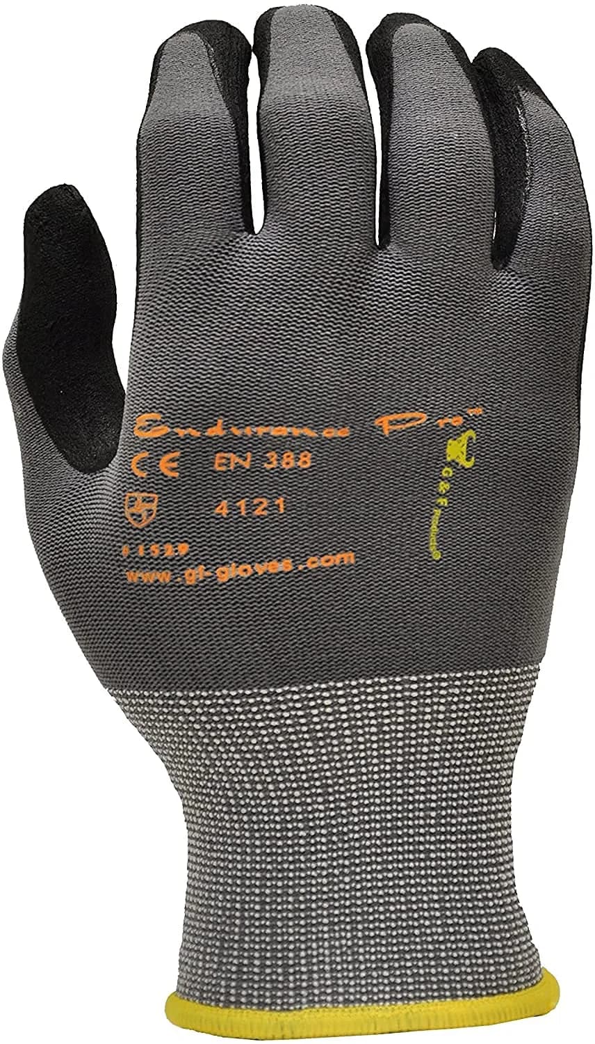 G & F Products Endurance Pro Seamless Knit Nylon Gloves XLARGE Pack of 12 | Micro Foam Nitrile Grip