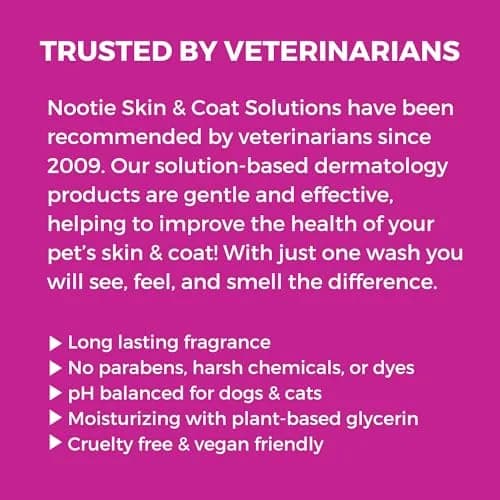 Nootie Japanese Cherry Blossom Pet Shampoo for Sensitive Skin 473ml (16 fl oz) | Revitalizes Dry Skin & Coat thumbnail 3