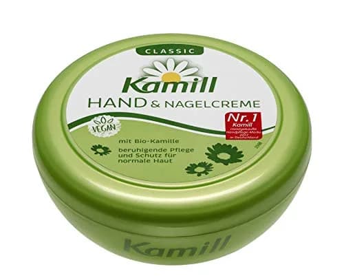Kamill Classic Hand and Nail Cream for Normal to Dry Skin with German Chamomile Extract and Bisabolol, Calm and Gentle, Skin Compatibility Dermatologically Approved, 2 x 250ml (8.45 Fl Oz Each) thumbnail 1