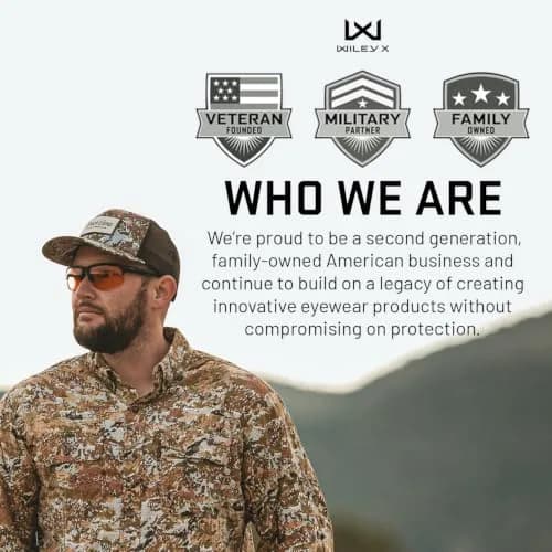 Wiley X Saber Advanced Tactical Safety Glasses for Men & Women | MIL-PRF-32432, ANSI Z87.1+ Impact, UV Protection, Interchangeable Lenses thumbnail 8