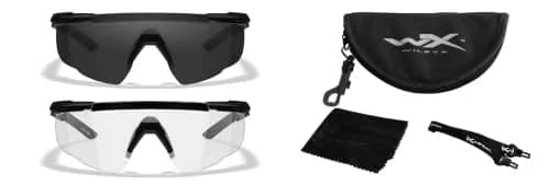 Wiley X Saber Advanced Tactical Safety Glasses for Men & Women | MIL-PRF-32432, ANSI Z87.1+ Impact, UV Protection, Interchangeable Lenses thumbnail 2