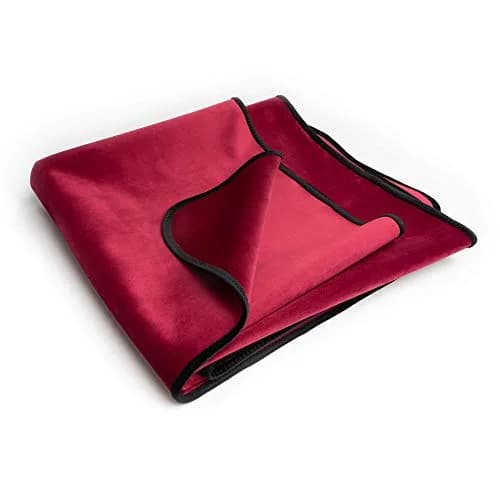 Liberator Decor Fascinator Throw - Moisture Proof Sensual Blanket, Merlot Microvelvet, 72x54 Inch | Waterproof, Reversible, Made in USA thumbnail 5