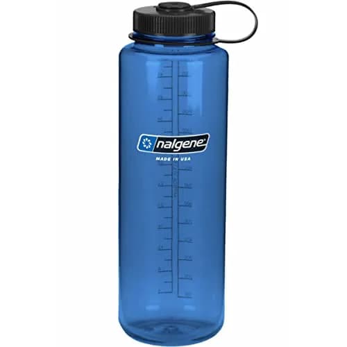 Nalgene Titan Wide Mouth Water Bottle, Blue, 1420ml (48oz) | BPA-Free Tritan Plastic, Leakproof, Made in USA thumbnail 1