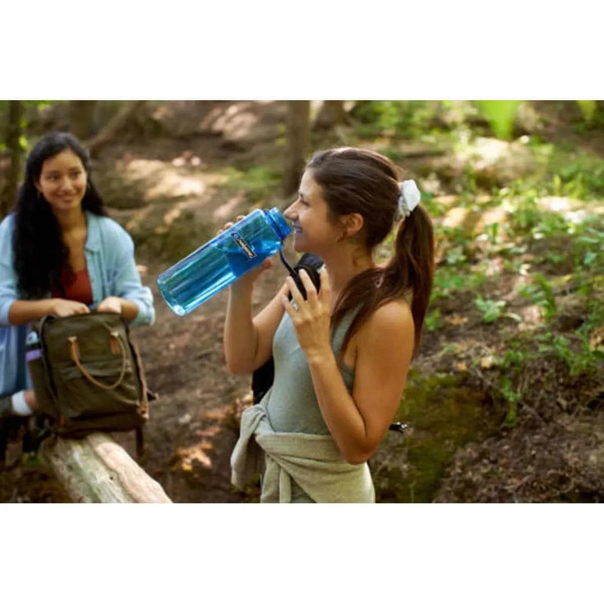 Nalgene 48 oz Wide Mouth Water Bottle - Vibrant Blue, Leak-Proof & Durable for Hydration - view 2