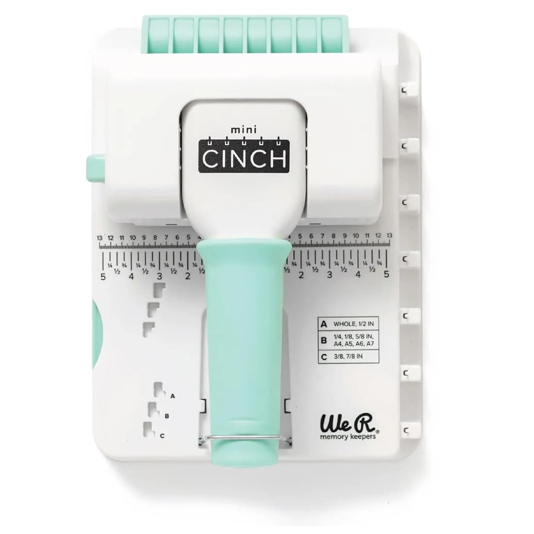 We R Memory Keepers Mini Cinch Bookbinding Machine - Small Craft Tool Compatible with Wire or Spiral Coils - Make Professional Books, Notebooks, Calendars, and Journals | Art & Craft Supply